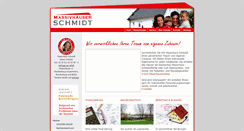 Desktop Screenshot of massivhaus-schmidt.de